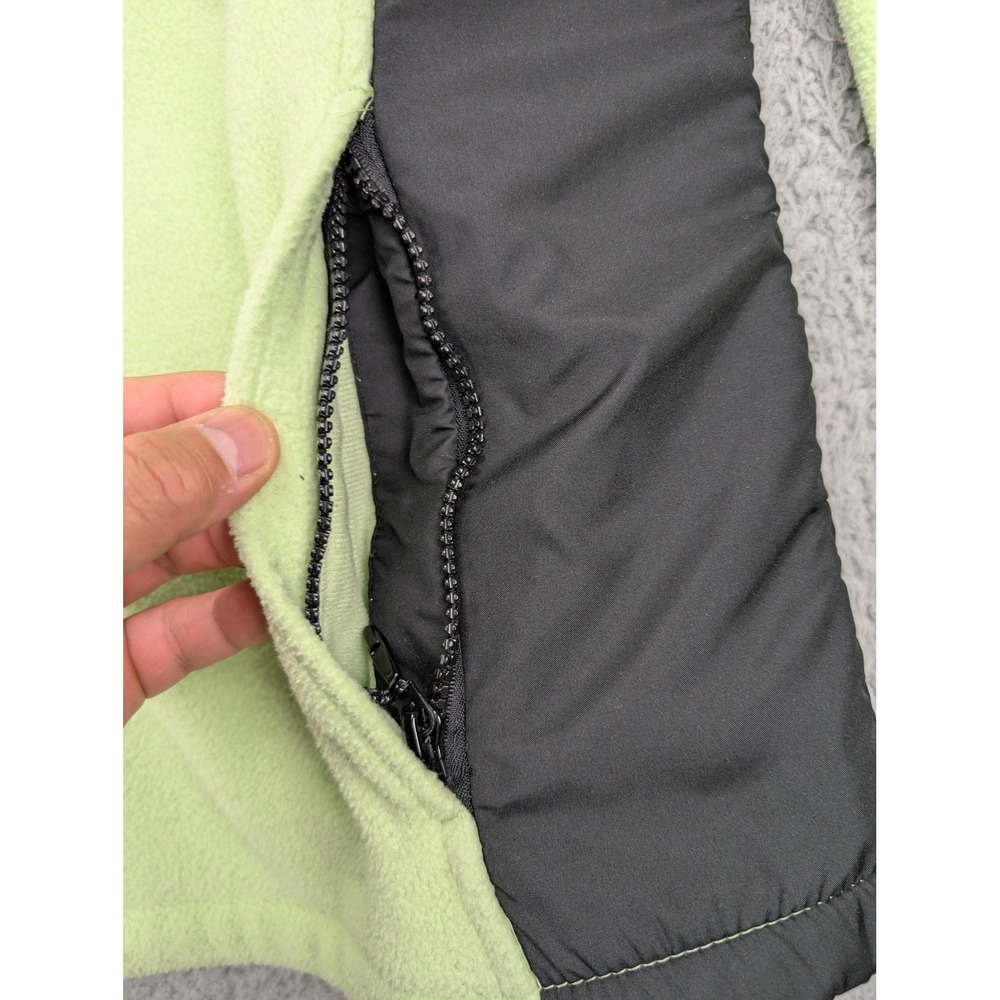 Athletic Works Jacket Womens 2X Apple Green Fleece Full Zip Mock Neck Plus - Picture 3 of 15